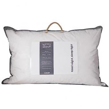 CloudSoft Goose Down Surround Pillow – Classic White