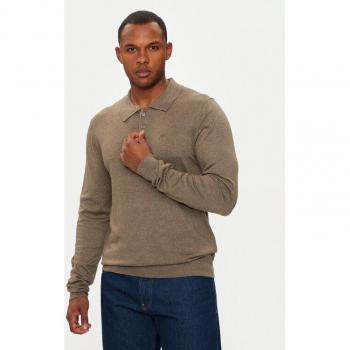 Lindbergh Herren Poloshirt 30-800144 Beige Regular Fit