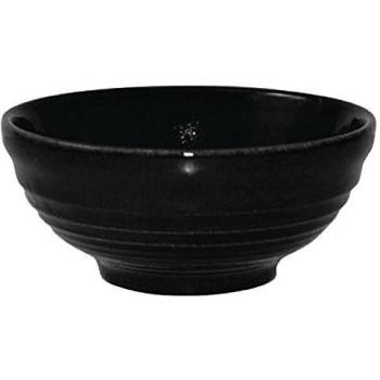 Churchill Super Vitrified DL426 Bit on the Side Snack Bowls, 120 mm, Black