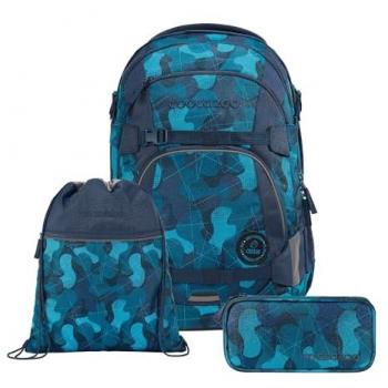 Coocazoo Schulrucksack 30 L in Cloudy Camou‑Design