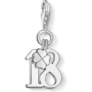 Thomas Sabo Silver Lucky Number 18 Pendant