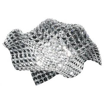 Plafón Rumba Cristal 9 bombillas 72x16x72 cm