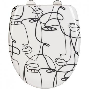 Abattant WC en plastique Faces