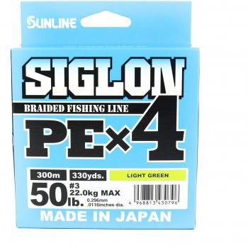Sunline PE Line X4 Siglon 300 MPE 3 50 LB Lime-Grenze