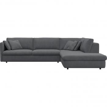 Flexlux „Lovane“ – Weich & anschmiegsam, 328 cm x 84 cm x 272 cm, Elephant Grey