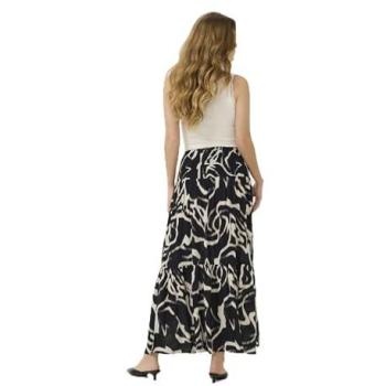 Kaffe Rock KAbeathe – Damen A‑Shape Rock – Schwarz/Weiß – XS & S