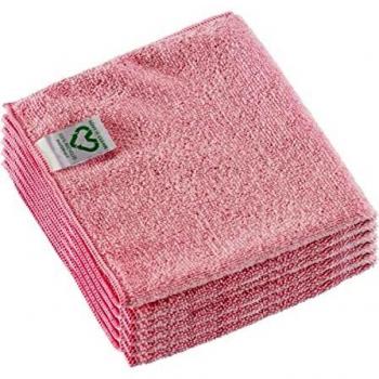 Vileda chiffon de nettoyage r-MicroTuff Swift rouge, 5 unités