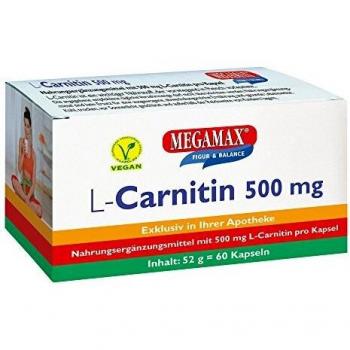 Megamax L Carnitin 500 mg Kapseln 60stk