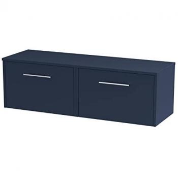 Juno Midnight Blue 1200mm Vanity Unit and Worktop