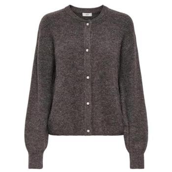 Veste en tissu côtelé, couleur brun sombre – XS