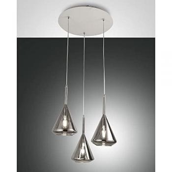 Lampadario Sospensione Glamour 3 Luci E27