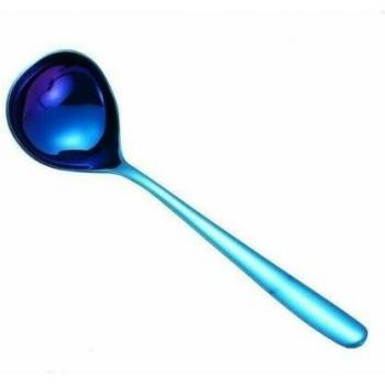 Long Handle Rainbow Soup Spoon Set