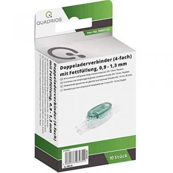 Quadrios QUAD 1905C133 Gel-filled Twin-Wire Connectors, Blue, 0.9