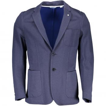 Gant Men's Blue Cotton Blazer
