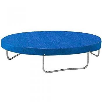 Bâche de trampoline en PE bleu 366 cm