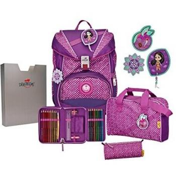 DerDieDas ErgoFlex Purple Dots Ranzen-Set