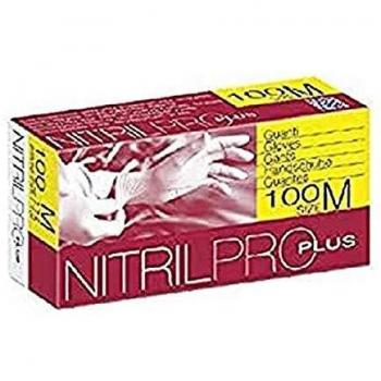 Nitrile gloves Linea Pro – Taille moyenne – Bleu ciel – 100 ESNP/M