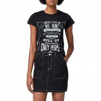 Supernatural Women’s Black “Crazy People” Top – Small Size