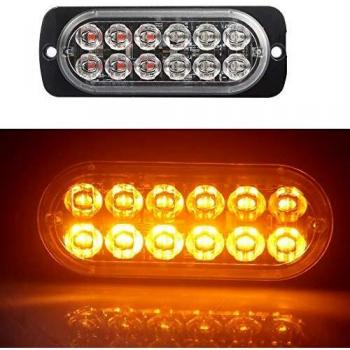 BIJANSEN Ultra-LED Frontblitzer Gelb/Orange 12 SMD Blinklicht