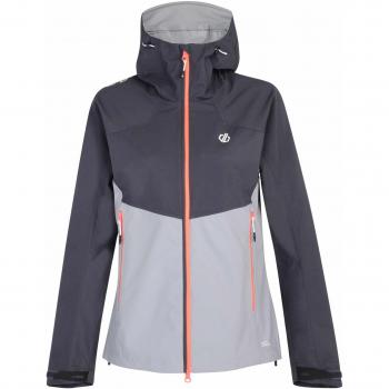 Dare 2b Sierra Hooded Jacket Waterproof Stretch – Femme XXL Gris ébène/Gris Nuage