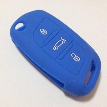 3 Button Silicone Key Fob Cover for Citroen C2 C4 C5 C6 C8