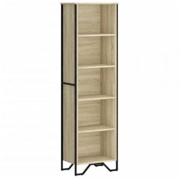 50x31x169 cm Sonoma Oak Bookcase Engineered Wood