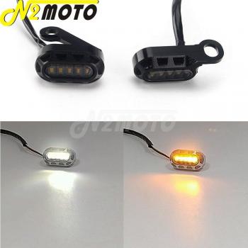CNC Mini LED Brake Light for Harley Sportster 883 1200 48 72 Super Low Roadster 2004