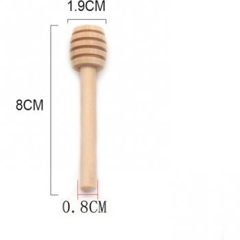 Barra de Madera para Mezclar Café y Miel