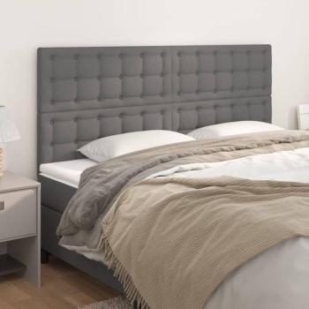 Prolenta Testiera Grigia 90x5x78 cm – Pacchetto 4 pezzi