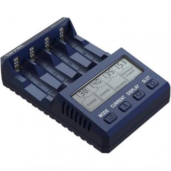 Kuulee For SKYRC NC1500 5V 2.1A 4 Slot LCD AA/AAA NiMH Battery Charger Discharger Analyzer