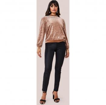Sequin Velvet Jumper