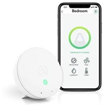 Airthings 292 Wave Mini – Kompakter Luftqualitätsmonitor für flüchtige organische Verbindungen
