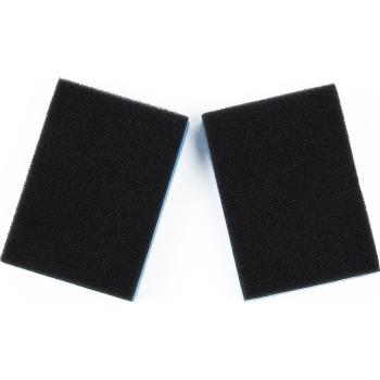 Reinigung Werkzeug Glas Wachs Pad Blau Schwarz 7,5*5*1,5 cm