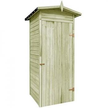 VidaXL Magazzino da giardino in legno impregnato 100 x 100 x 210 cm