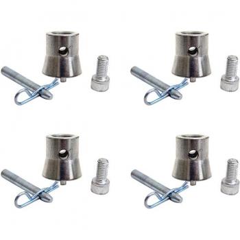 Global Truss ST-UJB/C-F24 Universal Junction Half Conical Coupler for F24 Truss, Pack of 4