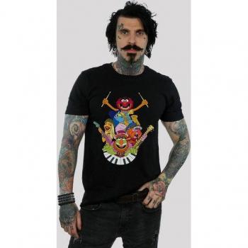 Muppets Dr. Teeth F4NT4STIC Casual Shirt Herren S schwarz Baumwolle