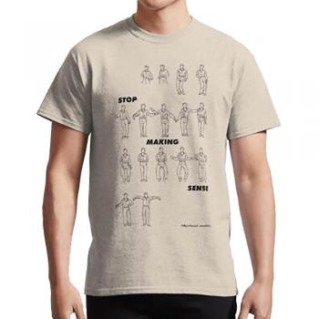 Vêtement RockShark Stop Making Sense T-shirt couleur sable, L