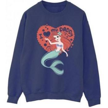 Disney The Little Mermaid Love Daddy Sweatshirt for Women