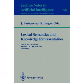 Lexical Semantics and Knowledge Representation