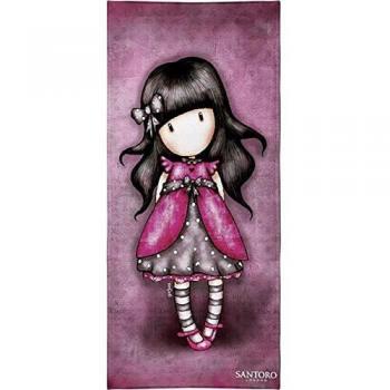 Toalla de Playa Gorjuss Algodón Rosa 75 cm x 150 cm