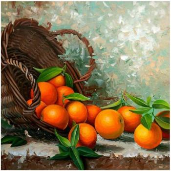 Kit de peinture diamant fruits 20X30CM