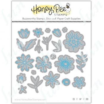 Spring Flowers Secret Garden A2 Coloring Dies