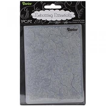 Clear Crackle Design Embossing Pad – 10.8 × 14.6 cm