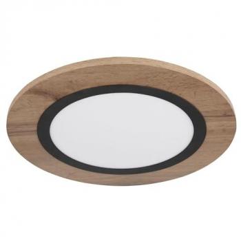Lampe Plafonnier LED Salon Noir Mat 40 cm