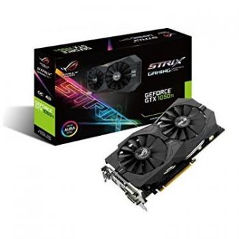Asus ROG Strix-GTX1050TI-4G Gaming Nvidia GeForce Grafikkarte mit 4GB GDDR5 Speicher