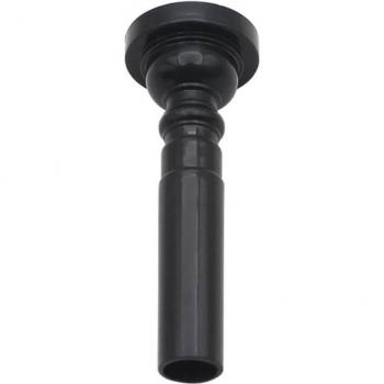 Embouchure trompette 66,3x25x25mm en plastique noir/blanc