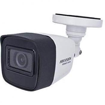 Telecamera Analogica Bullet 4K 8MP Ottica Fisssa 2.8mm IP67 OSD 120DB D-WDR EXIR Smart IR TVI AHD CVI CVBS Carcassa Metallo HiWatch HWT-B