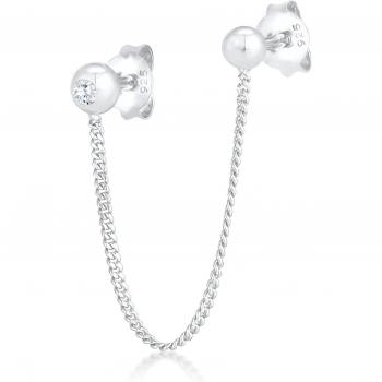 Braccialetto “Palla Bar Look” con Zirkonia – Argento Sterling 925