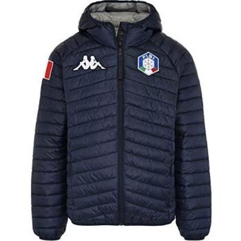Veste de Sport Kappa 6cento 660x FISI Homme, Bleu Nuit-Argent, XL