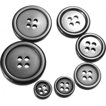 Retro Black Button Collection